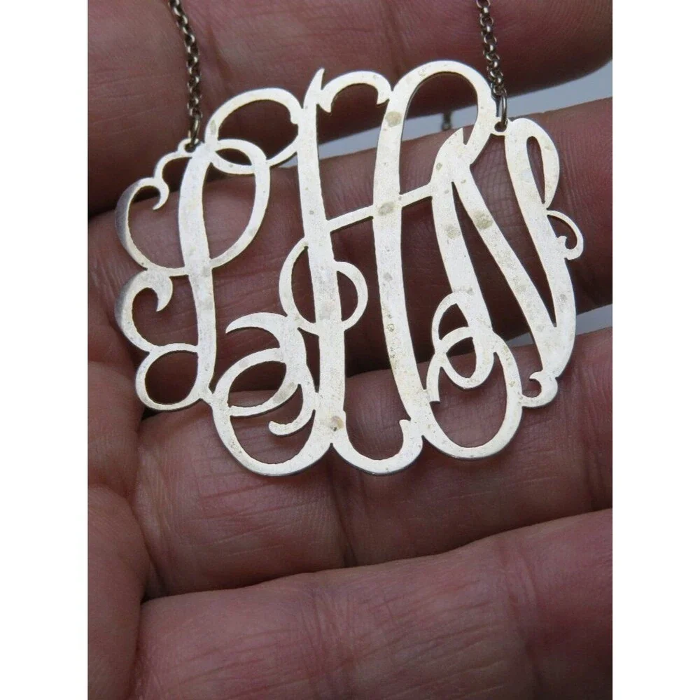 14k Initial L-H-N Nameplate